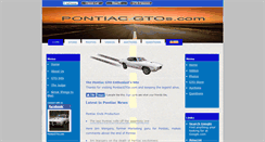 Desktop Screenshot of pontiacgtos.com